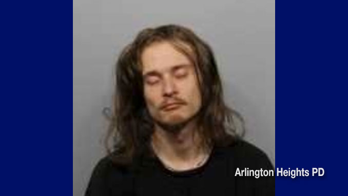 Arthur Giernalczyk, charged with Retail Theft and Possession of a Controlled Substance (SOURCE: Arlington Heights Police Department)