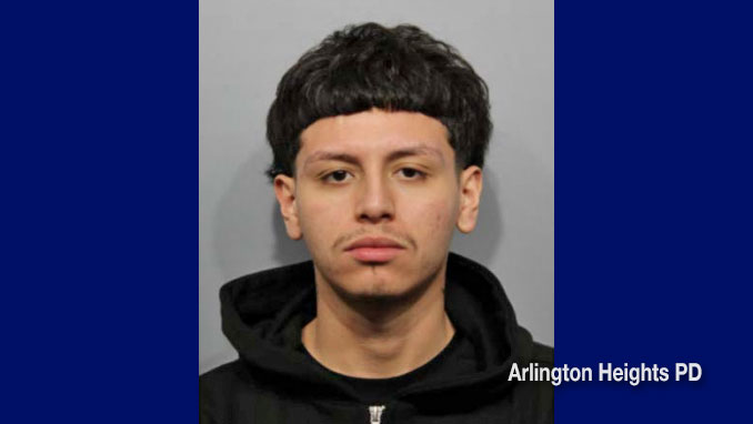 Leonel Cazarez-Leon arrested on gun charges in Arlington Heights Thursday, April 2, 2026 (SOURCE: Arlington Heights PD)