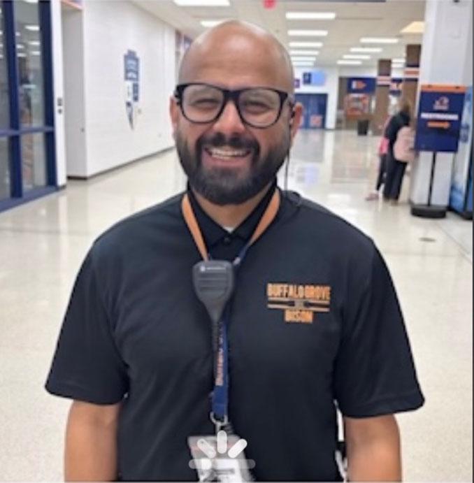 Orlando Rivas, a Buffalo Grove security guard who died protecting student pedestrians from a car crash with a pole at Buffalo Grove High School (SOURCE: gofundme for Orlando Rivas)