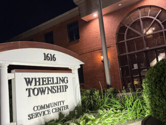 Scene of catalytic converter theft at the Wheeling Township building on North Arlington Heights Road near Maude Avenue in Arlington Heights (CARDINAL NEWS)