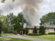 Cabana structure and house fire on Marberry Place in Prospect Heights Tuesday, May 12, 2026 (SOURCE: Prospect Heights Fire Protection District).