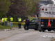 Scene of a possible fatal hit-and-run crash on Palatine Frontage Road near Chicago Executive Airport in Prospect Heights (PHOTO CREDIT: Craig/CapturedNews)