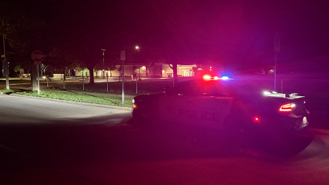 Police on scene at Riley Elementary School on Burr Oak Drive near Hintz Road and Windsor Drive investigating a loud unknown single explosion at 10:14 p.m. Wednesday, May 20, 2026 (CARDINAL NEWS)