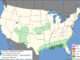 Day 1 Convective Outlook/Categorical for Friday night, May 1, 2026 (SOURCE: NOAA/NWS Storm Prediction Center)