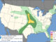Day 1 Convective Outlook/Categorical for overnight Sunday/Monday, May 31-June 1, 2026 indicates severe weather only in far southwest Illinois (SOURCE: NOAA/NWS Storm Prediction Center)