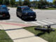 Arlington Heights police vehicles protecting the scene at the northeast corner of Dryden Place and Kensington Road in Arlington Heights on Friday, June 12, 2026 (CARDINAL NEWS)