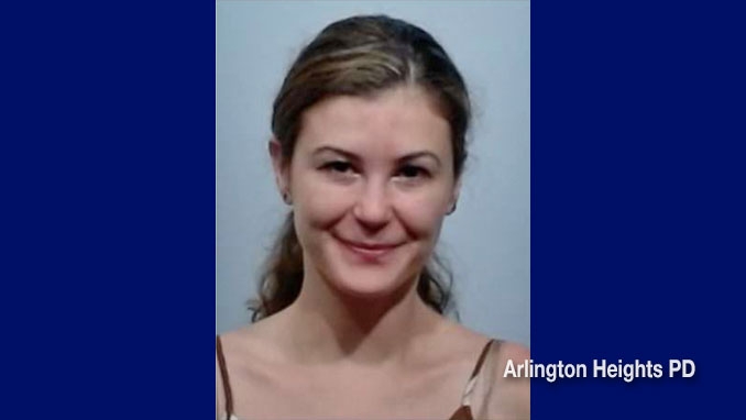 Ina Zamfirova, charged with DUI and Endangering the Life of a Child (SOURCE: Arlington Heights Police Department)