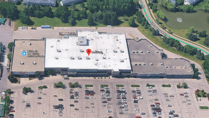 Gurnee Mariano's aerial view (SOURCE: Imagery ©2026 Vexcel Imaging US, Inc. Imagery ©2026 Airbus, Maxar Technologies, Vexcel Imaging US, Inc., Map data ©2026)
