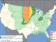 Day 1 Convective Outlook/Categorical for Tuesday/Wednesday, June 9-10, 2026 indicates no risk level severe weather for Illinois (SOURCE: NOAA/NWS Storm Prediction Center)