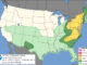 Day 1 Convective Outlook/Categorical for Sunday, June 14, 2026 indicates no severe weather for northern Illinois (SOURCE: NOAA/NWS Storm Prediction Center)