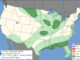 Day 1 Convective Outlook/Categorical for Tuesday, June 16, 2026 indicates a chance of thundershowers in northern Illinois, and a Level 1/5 risk of severe thunderstorms in southeast Chicagoland and eastern Illinois (SOURCE: NOAA/NWS Storm Prediction Center)