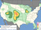 Day 1 Convective Outlook/Categorical for Wednesday/Thursday, June 24-25, 2026 indicates a Level 2/5 of severe thunderstorm, but this risk is apparently over by 11:00 p.m. Wedensday (SOURCE: NOAA/NWS Storm Prediction Center)