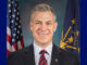Senator Jim Banks (R-IN) and US Naval officer (official portrait)