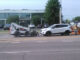 Road construction Bobcat at a crash scene on Algonquin Road near Keystone Court in Rolling Meadows on Friday morning, July 24, 2026 (CARDINAL NEWS/provided photo).