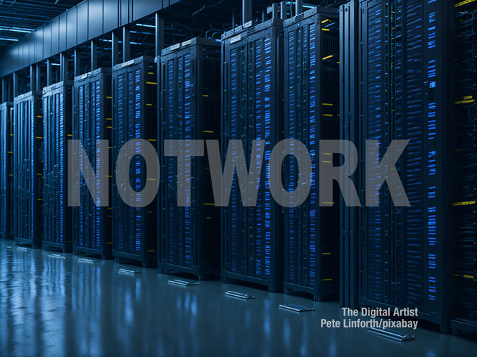Computer servers image