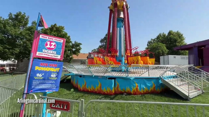 Downdraft Ride Frontier Days Arlington Heights 2026 (CARDINAL NEWS)