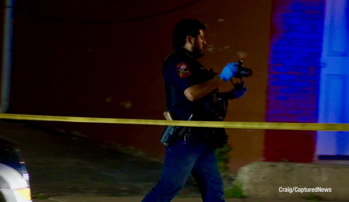 Fatal stabbing crime scene on 10th Street in North Chicago on Sunday, July 19, 2026 (PHOTO CREDIT: Craig/CapturedNews).