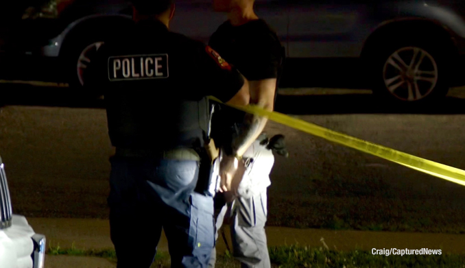 Fatal stabbing crime scene on 10th Street in North Chicago on Sunday, July 19, 2026 (PHOTO CREDIT: Craig/CapturedNews).