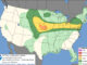 Day 1 Convective Outlook/Categorical for Friday, July 3, 2026 indicates a Level 2/5 Severe Thunderstorm Risk for the north half of Illinois and a 2% risk of a low intensity tornado in northern Illinois (SOURCE: NOAA/NWS Storm Prediction Center)