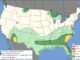 Day 1 Convective Outlook/Categorical for overnight Sunday/Monday, July 12-13, 2026 indicates no severe weather risk in Illinois, and no tornado risk in the entire United States (SOURCE: NOAA/NWS Storm Prediction Center)