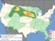 Day 1 Convective Outlook/Categorical for overnight Saturday/Sunday, July 25-26, 2026 indicates a Level 1/5 and Level 2/5 risk of severe thunderstorms in north central Illinois and northwest Illinois (SOURCE: NOAA/NWS Storm Prediction Center).